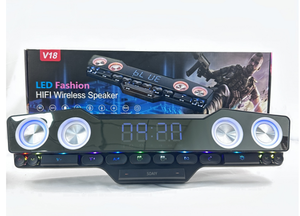 V18 Miroir <span class=keywords><strong>de</strong></span> jeu Haut-parleur RGB pour Pcsound Box Haut-parleur 3d <span class=keywords><strong>Barre</strong></span> <span class=keywords><strong>de</strong></span> <span class=keywords><strong>son</strong></span> avec horloge <span class=keywords><strong>Audiophile</strong></span> Haut <span class=keywords><strong>de</strong></span> gamme-lautsprecher Professional - Product Image 2