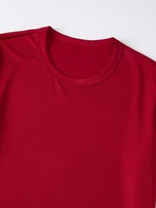 Camiseta deportiva lisa de alta calidad al por mayor, camiseta con cuello redondo para hombre, camiseta deportiva con logotipo personalizado para hombre - Product Image 3