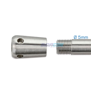 Embout de remplacement manuel en acier inoxydable pour instrument d'aspiration à usage clinique et hospitalier - Product Image 2