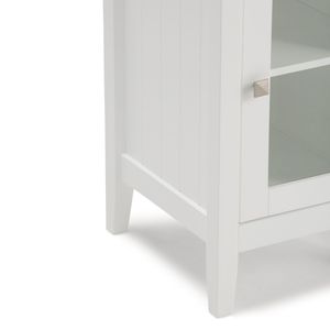 Torre portaoggetti da bagno Pure White Acadian, eleganti mensole per il bagno - Product Image 3