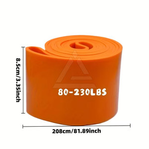 Bandas elásticas de resistencia para ejercicios de yoga, pilates, entrenamiento físico, piernas, cadera, glúteos, equipo de gimnasio en casa - Product Image 3