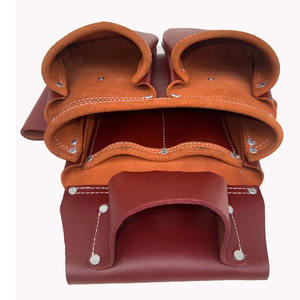 Cinturón de herramientas de cuero de lujo personalizado al por mayor para electricistas, cinturón de herramientas de cuero industrial profesional para contratistas en venta - Product Image 4