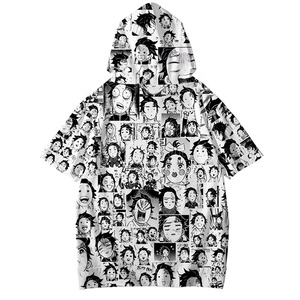 Sudadera con Capucha de Diseño Personalizado OEM 2026, Sudadera de Moda Casual para Calle, Camiseta con Capucha de Manga Corta, Fabricada por TRIOTAKE Industry - Product Image 4