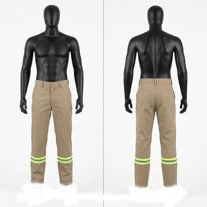Premium Poly Cotton Corduroy <b>Work</b> <b>Pant</b> 240 GSM Khaki Utility Trousers Waterproof Breathable Eco-Friendly Acid Wash Custom Logo - Product Image 1