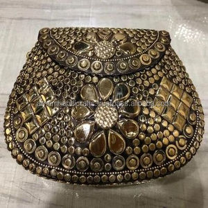 Sacs faits à la main Sac de soirée argenté Sac de messager de créateur pour femmes à bas prix par LUXURY CRAFTS - Product Image 2