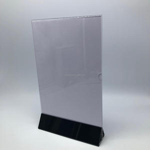 Soporte de exhibición vertical de acrílico transparente A4 para menús, promociones e información Marco de póster de mesa para venta al por menor - Product Image 6