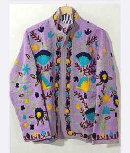 Chaqueta Bordada Suzani de Algodón Estilo Boho, Ropa de Boutique para Mujer Hecha a Mano, Fabricante, Exportador, Proveedor Mayorista - Product Image 4