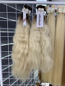 Precio al por mayor para mujeres doble dibujado 100g Ombre colores a granel grado extensiones de cabello humano virgen - Product Image 3