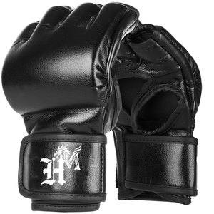 Guantes de MMA de Cuero de Alta Calidad con Agarre Ergonómico, Logotipo Personalizable, Cómodos Guantes de Entrenamiento para Boxeo/Lucha, Venta Directa de Fábrica - Product Image 4