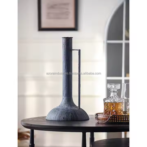Retro and Elegant Style <b>Tall</b> Metal <b>Vase</b> Suitable for Home Living Room Office Decoration Ideal Gift Present by Azora industries - Product Image 6
