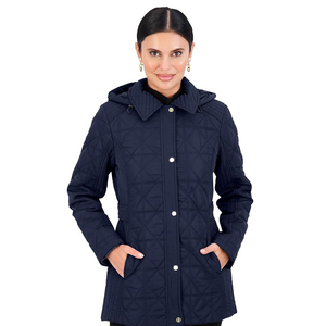 Chaqueta Acolchada de Lona Personalizada para Mujer 2026, de Secado Rápido, Transpirable, para Invierno, con Relleno 100% Poliéster, Cierre de Cremallera, Tallas Grandes, Diseño Digital - Product Image 4