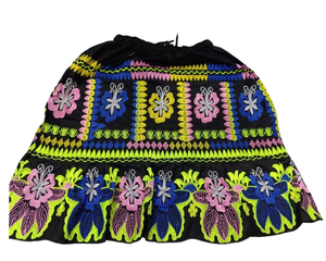 Falda hawaiana bohemia con estampado de islas del Pacífico, diseño personalizado OEM, 100% algodón, faldas isleñas, diseño de Guam y Micronesia. - Product Image 5