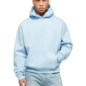 OEM unisexe sweats à capuche matériau de haute qualité polaire épaisse 100% coton goutte épaule prix responsable respirant blanc nouvelle bande de roulement - Product Image 1