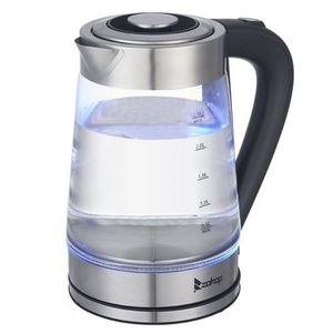 ZOKOP HD 250 Electric Kettle 110V 1200W 2.5L Capacity Blue Glass Design - Product Image 3
