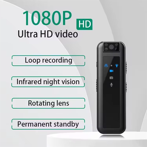 Caméra corporelle HD, mini caméra sport numérique, enregistreur audio-vidéo portable avec lumière LED et clip magnétique - Product Image 2