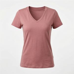 Camiseta de Algodón Personalizada de Alta Calidad a Precio Económico para Mujer, Camiseta Blanca Oversize de Verano, Diseño Casual - Product Image 1