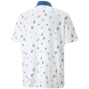 เสื้อกอล์ฟผู้ชายแบบแห้งเร็ว ระบายอากาศได้ดี น้ำหนัก 180 กรัม ผ้าซับเหงื่อ พิมพ์ลายโลโก้ตามสั่งด้วยเทคนิค Sublimation พร้อมแถบลาย - Product Image 5