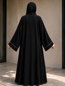 Most Selling Fashionable Abaya Modest Islamic <b>Long</b> <b>Dress</b> With <b>Long</b> Sleeves Loose Fit Design <b>For</b> Muslim Women Daily <b>For</b> Sale - Product Image 5