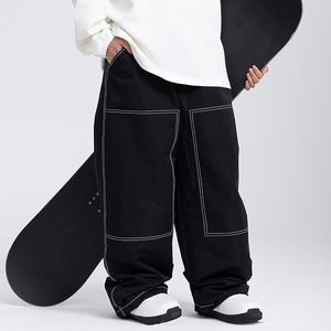 Pantalon de ski chauffant unisexe, imperméable, coupe-vent, séchage rapide, chaud, pour sports d'hiver en plein air, pantalon ample, confortable et durable - Product Image 3