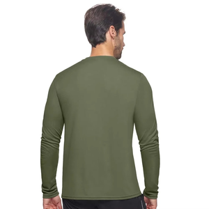Nouveau T-shirt de sport respirant à séchage rapide pour homme, col rond, manches courtes, coupe classique, logo avant, 100 % coton toile, qualité supérieure - Product Image 2