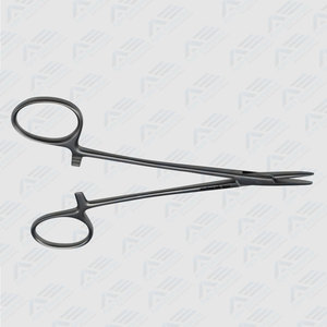 Fórceps ginecológicos de calidad superior Instrumentos de cirugía plástica Portaagujas Halsey Portaagujas para instrumentos dentales Portaagujas - Product Image 4