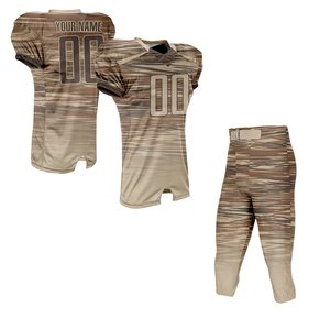 Less Price Customized New Brand Sublimated American Football Uniform Factory Directly Supply American Football Uniform Set - Product Image 4