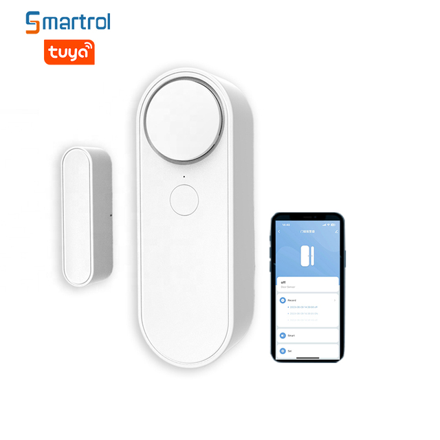 Low Cost Smart Wifi Door Window Sensor Home Security Intrusion Door Sensor with Tuya App