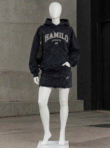 Conjunto de Falda y Sudadera Corta Amarilla para Mujer, Estilo Ajustado, 2 Piezas, para Otoño - Product Image 2