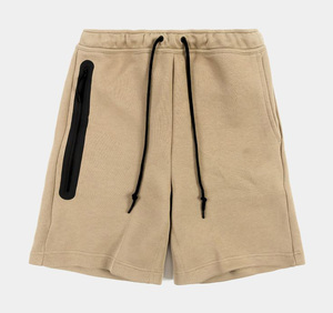 Plus Size Men's Breathable 100% Cotton Heat-Transfer Printed Bermuda <b>Shorts</b> Drawstring Casual Jogger <b>Zip</b> <b>Pocket</b> Solid Color - Product Image 1
