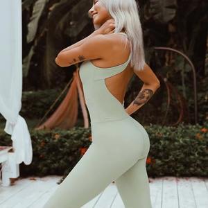 Vêtements de sport de haute qualité pour femmes, vêtements de gym, vêtements de fitness, vente en gros, ensemble de yoga à séchage rapide en deux pièces - Product Image 5
