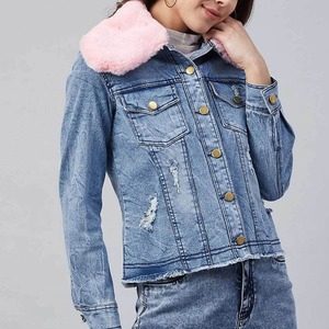 Chaquetas de mezclilla para mujer de primera calidad hechas en Pakistán, diseño personalizado, servicio mayorista OEM, chaqueta de mezclilla para mujer - Product Image 4