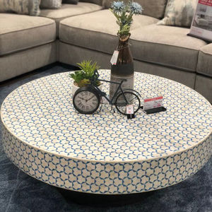 Meubles en os incrustés pour la maison et la cuisine : Commodes élégantes, tabourets pour le salon, la salle à manger, la chambre et les hôtels en Inde - Product Image 1