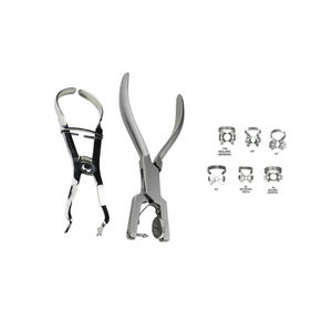 Pinzas de sujeción de dique de goma dental de acero inoxidable, certificadas CE Clase I, tipo espejo, de Grip Surgical - Product Image 5