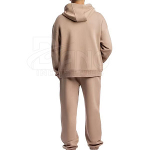 New Design 100% Cotton Breathable Winter Hooded <b>Pullover</b> <b>Men</b> Tracksuit Long Sleeve Street Wear Made in Pakistan - Product Image 2