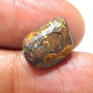 Cabujón de Ópalo Boulder Suelto Natural de Australia, Piedra de Ópalo Boulder Sólido con Fuego para Joyería - Product Image 2