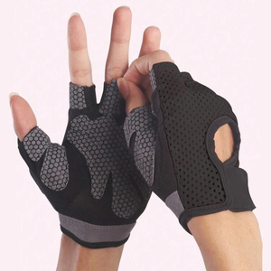 Durable Weightlifting <b>Gloves</b> with Reinforced Palm Padding for Strength Training Fitness Exercise and Gym Performance - Product Image 3