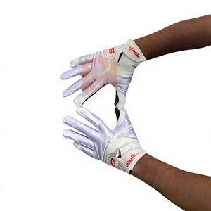 Guantes de Fútbol Americano al Por Mayor de la Mejor Calidad con Logotipo Personalizado, Guantes de Fútbol Americano con Palma Cómoda para Deportes - Product Image 1