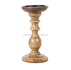 Vente chaude Personnalisé Bois De Mangue Théière Titulaire Meilleure Qualité De Table De Noël Pots De Lanterne Décoratifs et Bougie Supports De Piliers - Product Image 1