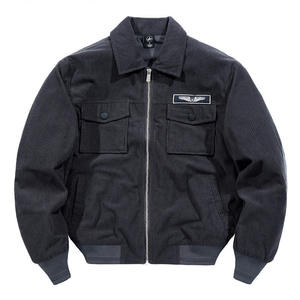 Trending Products 2026 New Arrivals Cropped Corduroy Bomber <b>Coach</b> Jacket Waterproof OEM Service Quick Dry Jacket For Women's - Product Image 3
