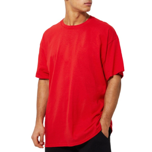 Camiseta Casual de Manga Corta para Hombre, Cuello Redondo, Corte Regular, Color Sólido, Tejido de Punto, Algodón - Product Image 3