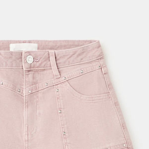 Shorts en jean coupe décontractée, délavage vintage, style décontracté et tendance, matière de haute qualité / Prix abordable, idéal pour l'été, vente en gros - Product Image 4