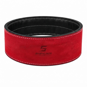 Breathable <b>Waterproof</b> Adjustable Gym Waist <b>Trainer</b> Belts for Powerlifting Weight Lifting Squat Lever Leather Cowhide Non-Slip - Product Image 4