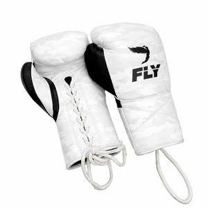 Gants de boxe RTS Fly Boxing Pro en cuir de vachette véritable, logo personnalisé, légers, pour entraînement et sparring MMA. - Product Image 3