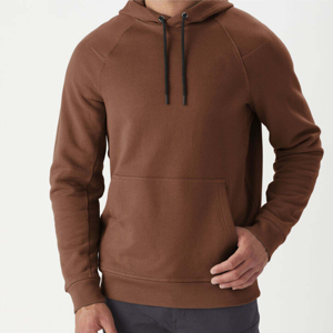 Sweat à capuche oversize style uni pour l'hiver, 100% coton, molleton teint uni, techniques de lavage, sérigraphie en relief, service OEM - Product Image 6