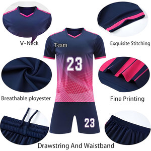 Conjunto de Uniforme de Fútbol para Hombre, Colores Personalizables, Resistente al Agua, Secado Rápido, Antibacteriano - Product Image 6