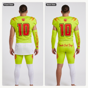Conjunto de Uniforme de Fútbol Americano Personalizado, Cuello en V, Manga Corta, Ropa Deportiva para Equipos, OEM - Product Image 2