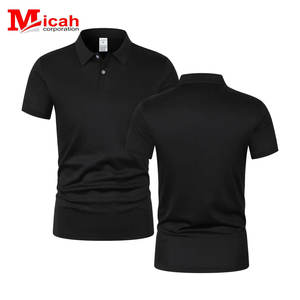 Polo de color sólido ultraligero para hombre, de secado rápido y transpirable, adecuado para fitness, gimnasio y correr. - Product Image 1