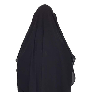 Niqab de Tela Suave de Alta Calidad para Mujer, Velo Facial Islámico Transpirable, Cubierta Modesta para Uso Diario Musulmán - Product Image 3