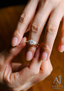 Classic Oval Cut Moissanite Gold Plated Engagement <b>Ring</b> Three Stone Bridal Band Prong <b>Set</b> Wedding Jewelry <b>for</b> <b>Women</b> - Product Image 6