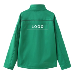 2025 Custom Logo Men's Outdoor Soft Shell <b>Work</b> Wear Waterproof Polar <b>Fleece</b> Softshell Jacket - Product Image 4